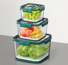 1400ml Slice Multipurpose Container set of 2