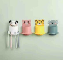 Self Adhesive Animal Sticker Toothbrush Holder
